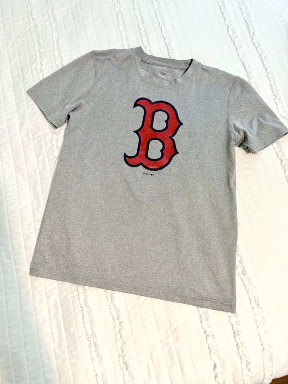 Boston Red Sox youth baseball tshirt size medium boys green monster MLB tee
